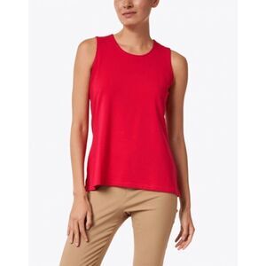 Milly Red Ponte Knit Tank Top